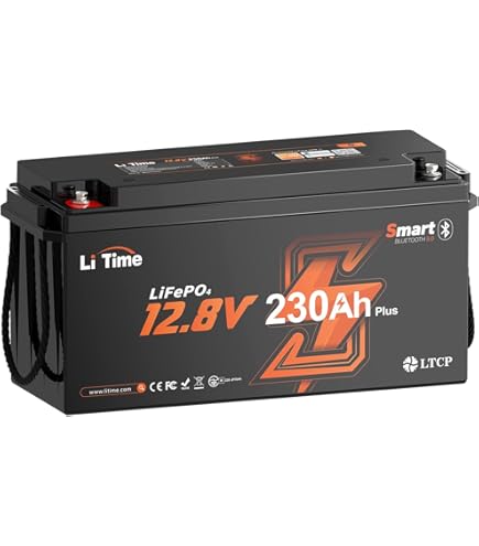 Ampere time リン酸鉄リチウムイオンバッテリー Amazon | LiTime 12V100Ah リン酸鉄リチウムイオンバッテリー